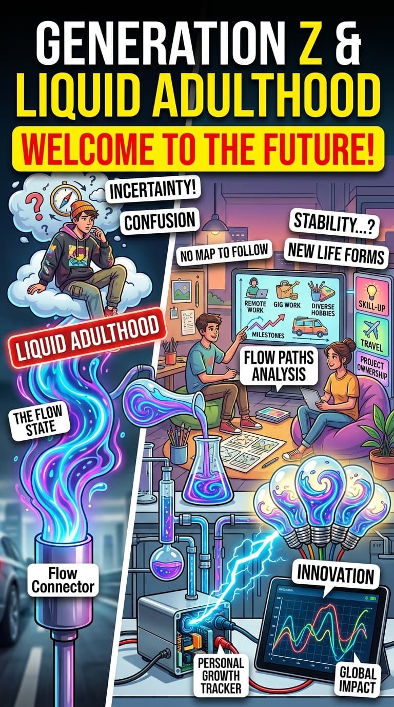Que paso con la vida adulta? Bienvenidos a la adultez liquida de la Generacion Z.